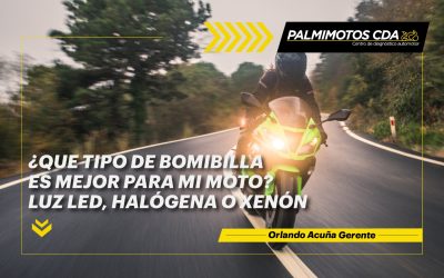 ¿QUE TIPO DE BOMIBILLA ES MEJOR PARA MI MOTO? LUZ LED, HALÓGENA O XENÓN