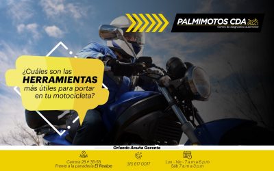 CUALES SON LAS HERRAMIENTAS MÁS ÚTILES PARA PORTAR EN TU MOTOCICLETA