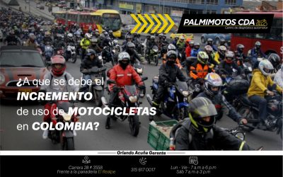 ¿A QUE SE DEBE EL INCREMENTO DE USO DE MOTOCICLETAS EN COLOMBIA?