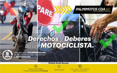 DERECHOS Y DEBERES DE UN BUEN MOTOCICLISTA