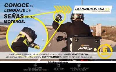 CONOCE EL LENGUAJE DE SEÑAS ENTRE MOTEROS