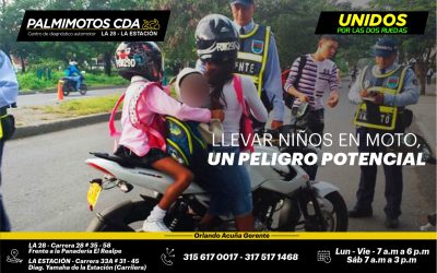 LLEVAR NIÑOS EN TU MOTO, UN PELIGRO POTENCIAL