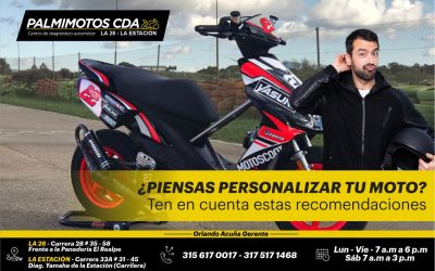 ¿PIENSAS PERSONALIZAR TU MOTO? TEN EN CUENTA LAS SIGUIENTES CONSIDERACIONES
