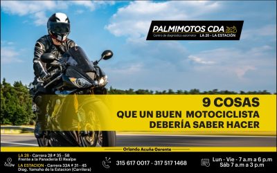 9 COSAS QUE UN BUEN MOTOCICLISTA DEBERÍA SABER HACER
