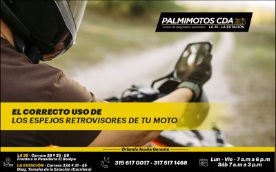 EL CORRECTO USO DE LOS ESPEJOS RETROVISORES DE TU MOTO