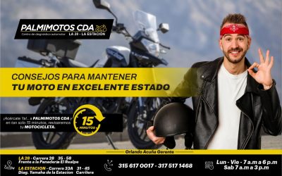 CONSEJOS PARA MANTENER TU MOTO EN EXCELENTE ESTADO