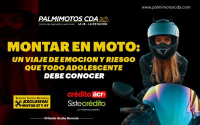 MONTAR EN MOTO: UN VIAJE DE EMOCION Y RIESGO QUE TODO ADOLESCENTE DEBE CONOCER