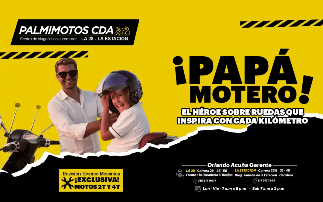 Palmimotos CDA Palmira - papa - motero