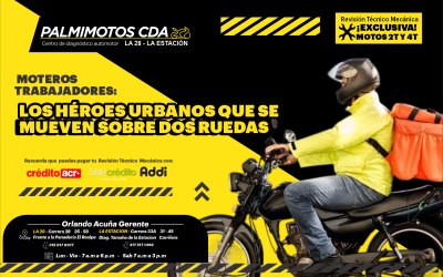 Moteros trabajadores: los héroes urbanos que se mueven sobre dos ruedas