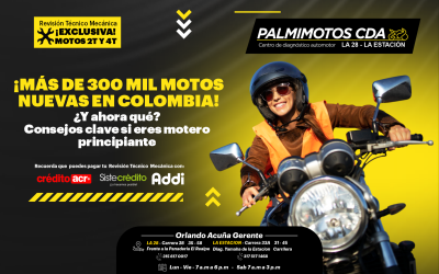 ¡Más de 300 mil motos nuevas en Colombia! ¿Y ahora qué? Consejos clave si eres motero principiante