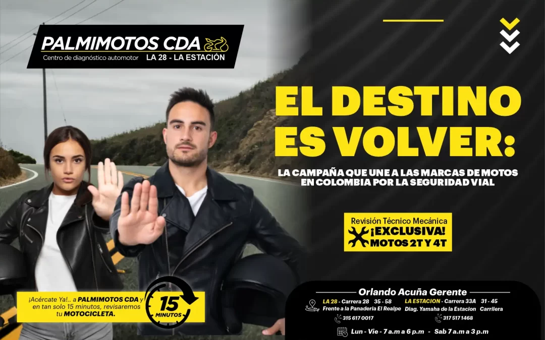 La campaña que une a las marcas de motos en Colombia por la seguridad vial
