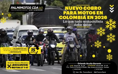 Nuevo cobro para motos en Colombia en 2026