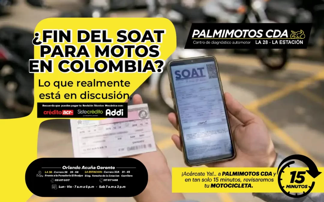 ¿Fin del SOAT para motos en Colombia?