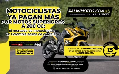 Motociclistas ya pagan más por motos superiores a 200 cc