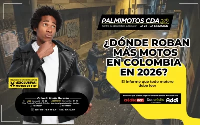 ¿Dónde roban más motos en Colombia en 2026?