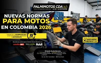 Nuevas normas para motos en Colombia 2026