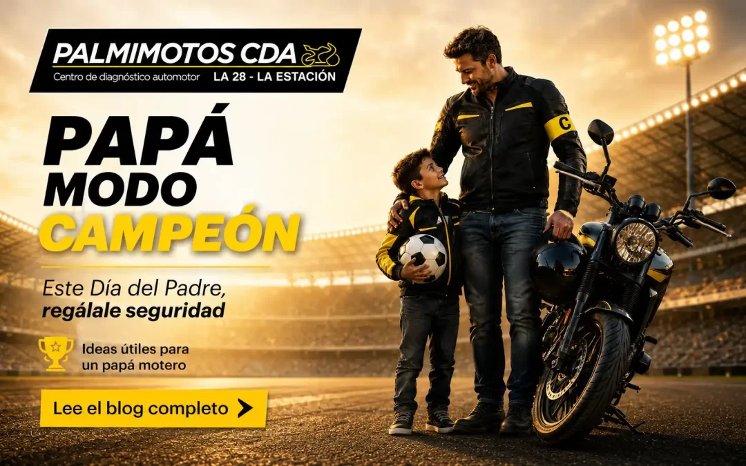 Papá motero no quiere corbata: quiere rodar seguro este Día del Padre