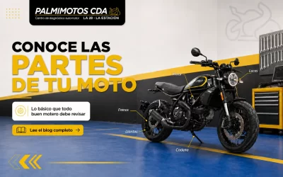 Conoce las Partes de tu Moto