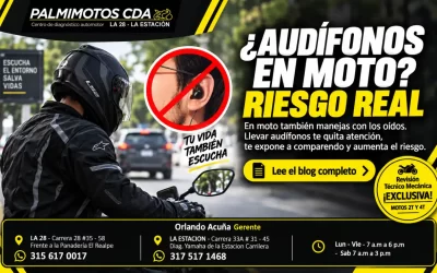Manejar con audífonos y música a todo volumen