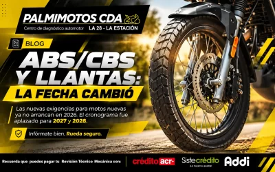 ABS/CBS y llantas para motos