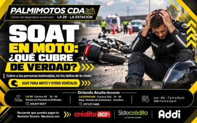 SOAT en motocicleta: Que cubre de verdad cuando hay un siniestro